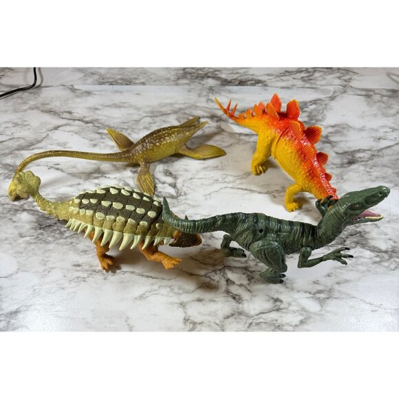 Set Of 11 Dinosaur Action Figures - Various Shapes & Colors - Picture 2 of 2